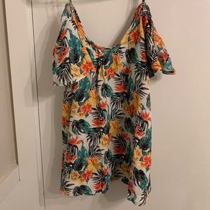 Love Lucy 2 piece floral top and skirt set